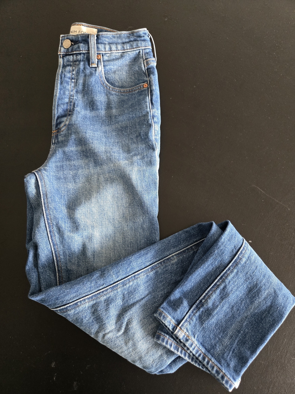 Denim Forum Aritzia The Yoko High Rise Slim 30L Jeans Size 24
